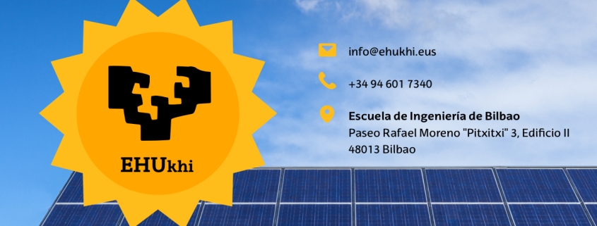 EHUkhi. Calculamos el potencial fotovoltaico en tejados para avanzar hacia un modelo energético más sostenible